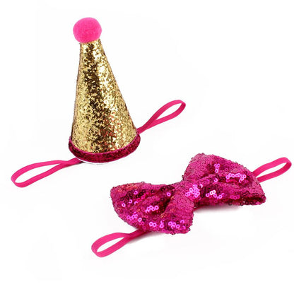 Sparkly Pet Costume Headpiece & Ribbon