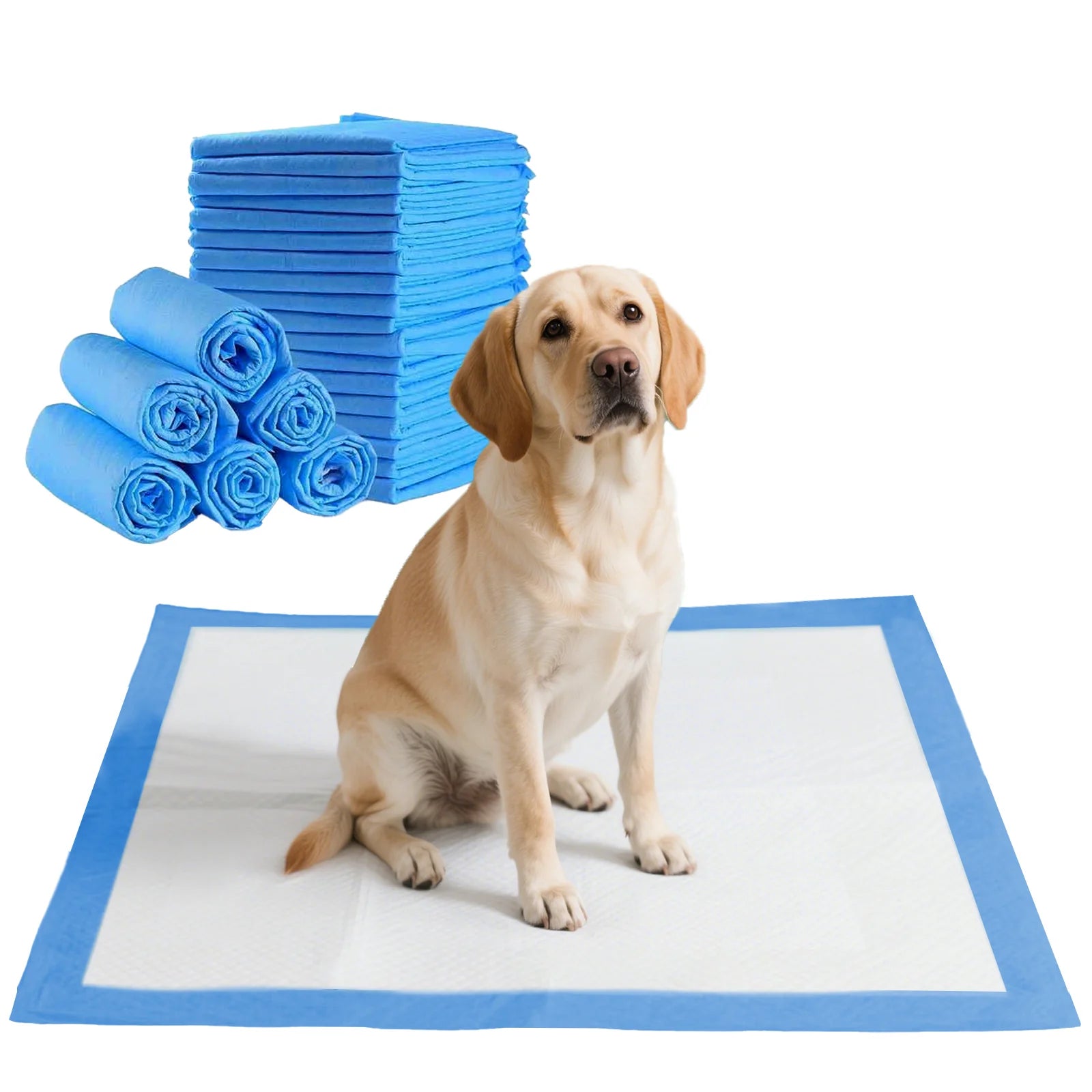 Goofypet 22" X 22" 100 Pcs Premium Disposable Training Pads, Dog Pee Pads, Puppy Pee Pads