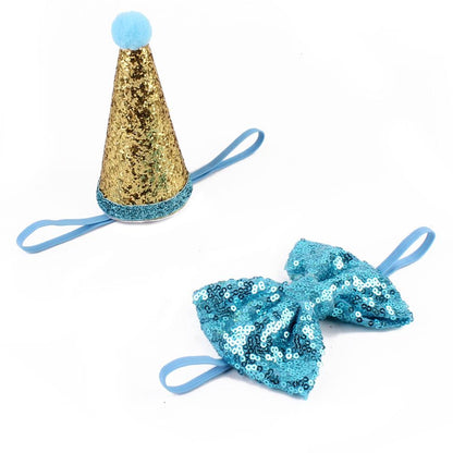 Sparkly Pet Costume Headpiece & Ribbon