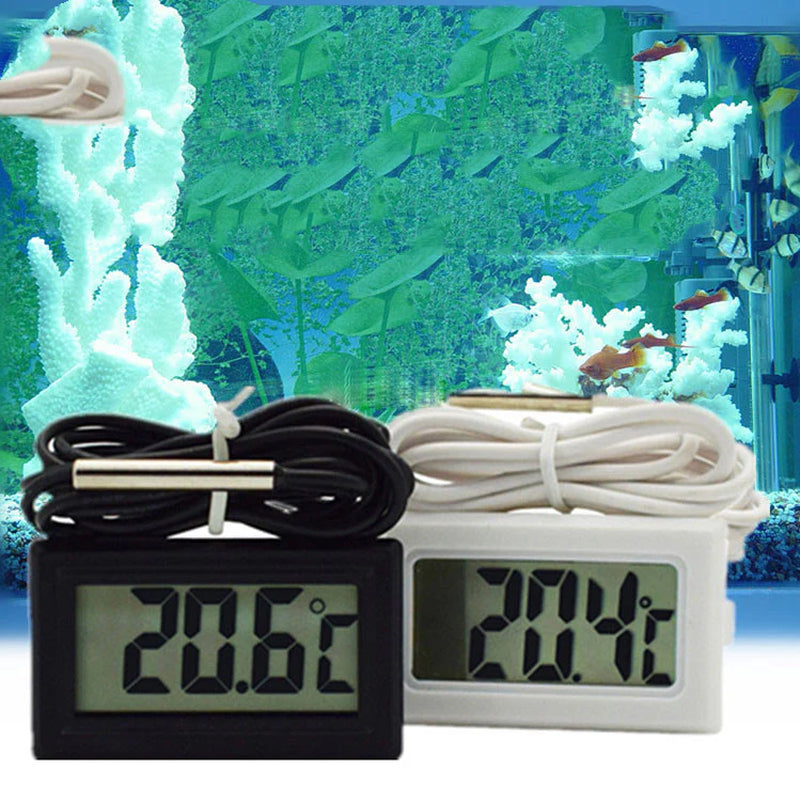 Digital Water Temperature Gauge LCD Aquatic Thermometer