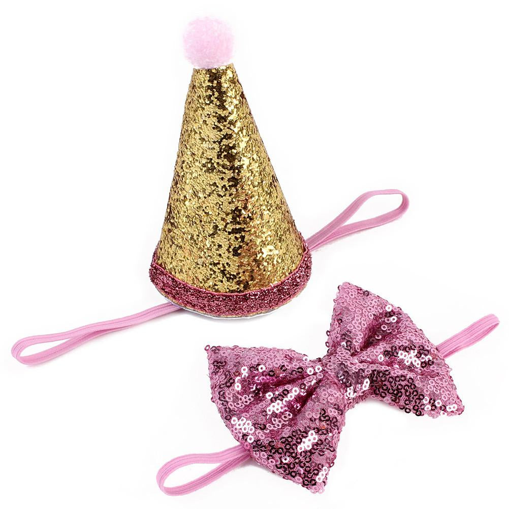 Sparkly Pet Costume Headpiece & Ribbon